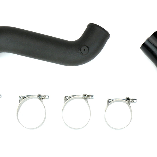 Mishimoto Cold-Side Intercooler Pipe Kit Wrinkle Black - 2015-2017 Ford Mustang EcoBoost