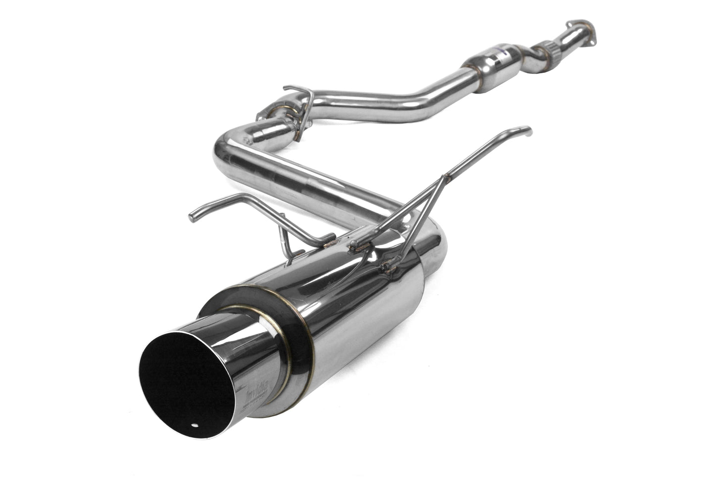 Invidia N1 Single Exit Cat-back Exhaust - Stainless Steel Tips - 2022-2024 Subaru WRX