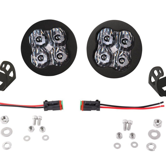 Diode Dynamics SS3 Pod Max Round Driving Light Kit (White) - Universal