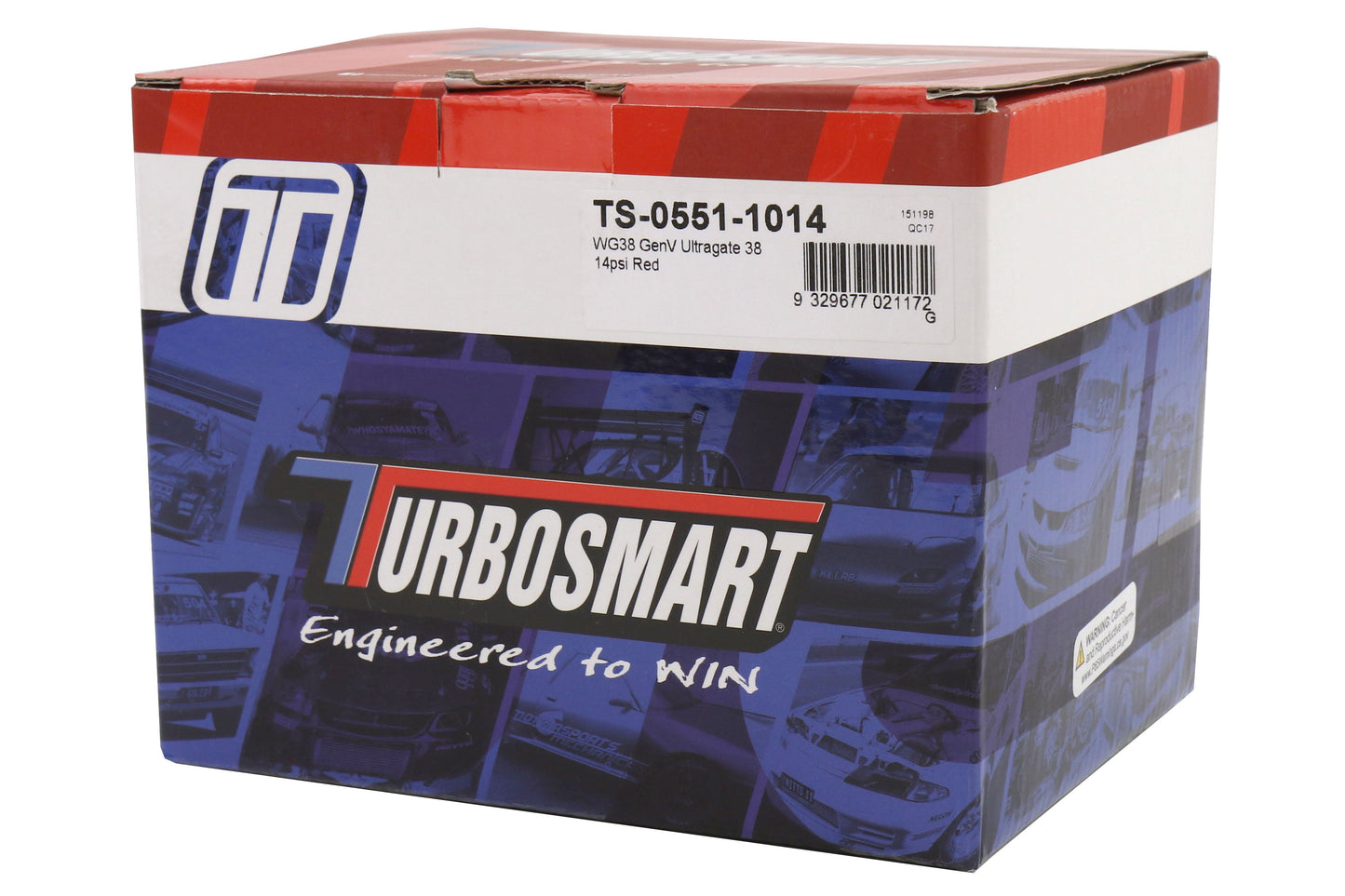 Turbosmart WG38 GenV Ultra-Gate 38 14psi Red