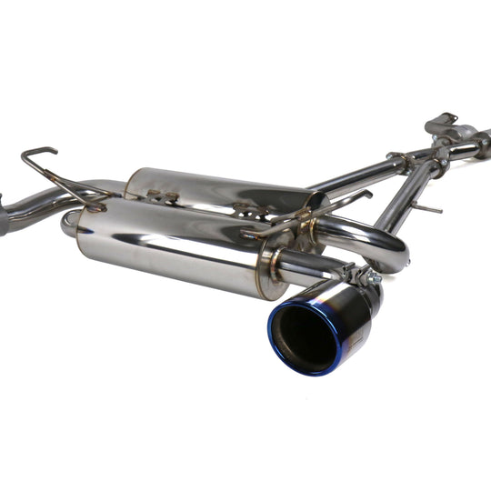 Invidia Gemini Cat Back Exhaust Rolled - Titanium Tips - 2008-2014 Infiniti G37 (Coupe Models Only)