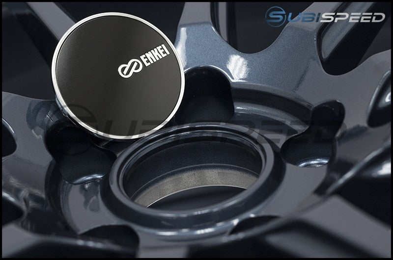 Enkei TS10 Blue Silver 18x9.5 +35 5x114.3 (Single Wheel) - 2015-2023 Subaru WRX / 2015-2021 STI / 2019-2023 Forester