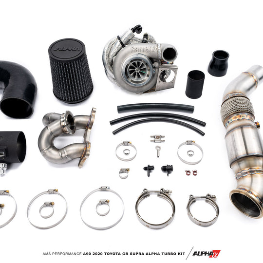 AMS PERFORMANCE A90 2020 TOYOTA GR SUPRA ALPHA 6 GTX3076 GEN II STREET TURBO KIT - 2020-2024 Toyota Supra