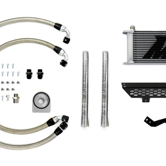 Mishimoto Oil Cooler Kit Silver Non-thermostatic - 2013-2018 Ford Focus ST