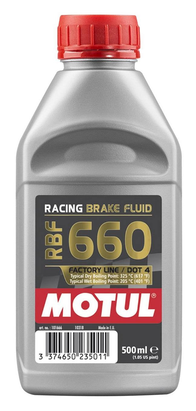 Motul RBF660 Racing DOT 4 Synthetic Brake Fluid 500ml - Universal