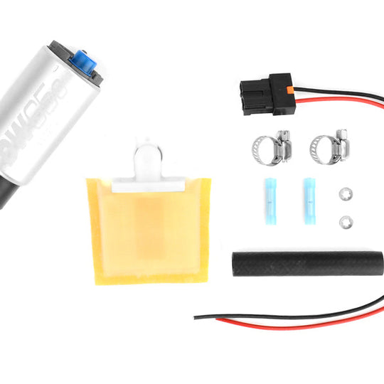 DeatschWerks DW65c Series Fuel Pump (without Mounting Clips) w/ Install Kit - Universal