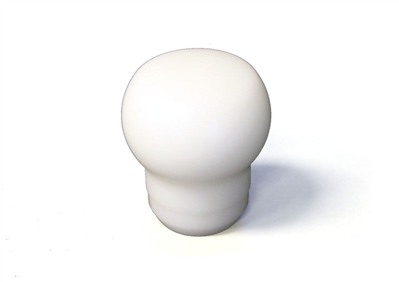 Torque Solution Fat Head Delrin Shift Knob White - Subaru 6MT Models (inc. STI 2004+ / WRX 2015+)