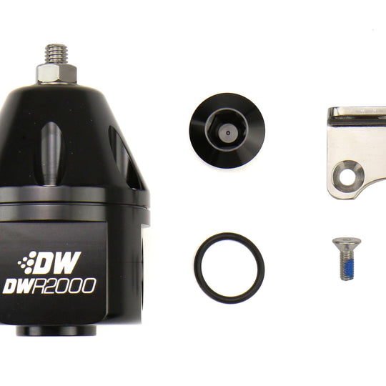 DeatschWerks DWR2000 Adjustable Fuel Pressure Regulator Black - Universal