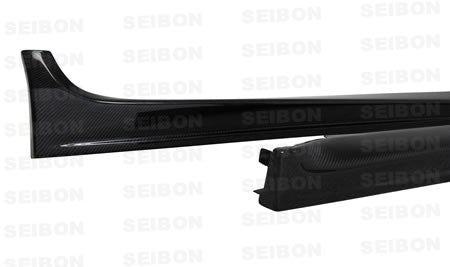 Seibon Carbon Fiber OE Style Side Skirts - 2008-2015 Mitsubishi Evo X