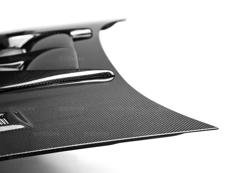 Seibon Carbon Fiber CW Style Hood - 2004-2005 Subaru WRX / STI