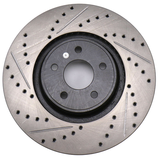 Stoptech Sport Drilled and Slotted Front Right Rotor - 2013-2018 Ford Focus ST