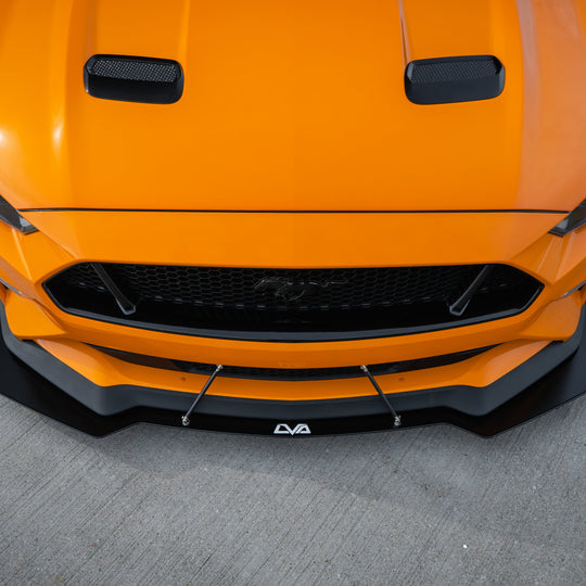 2018-2023 Ford Mustang Front Splitter (GT Performance Package) PP2 Style - LVA
