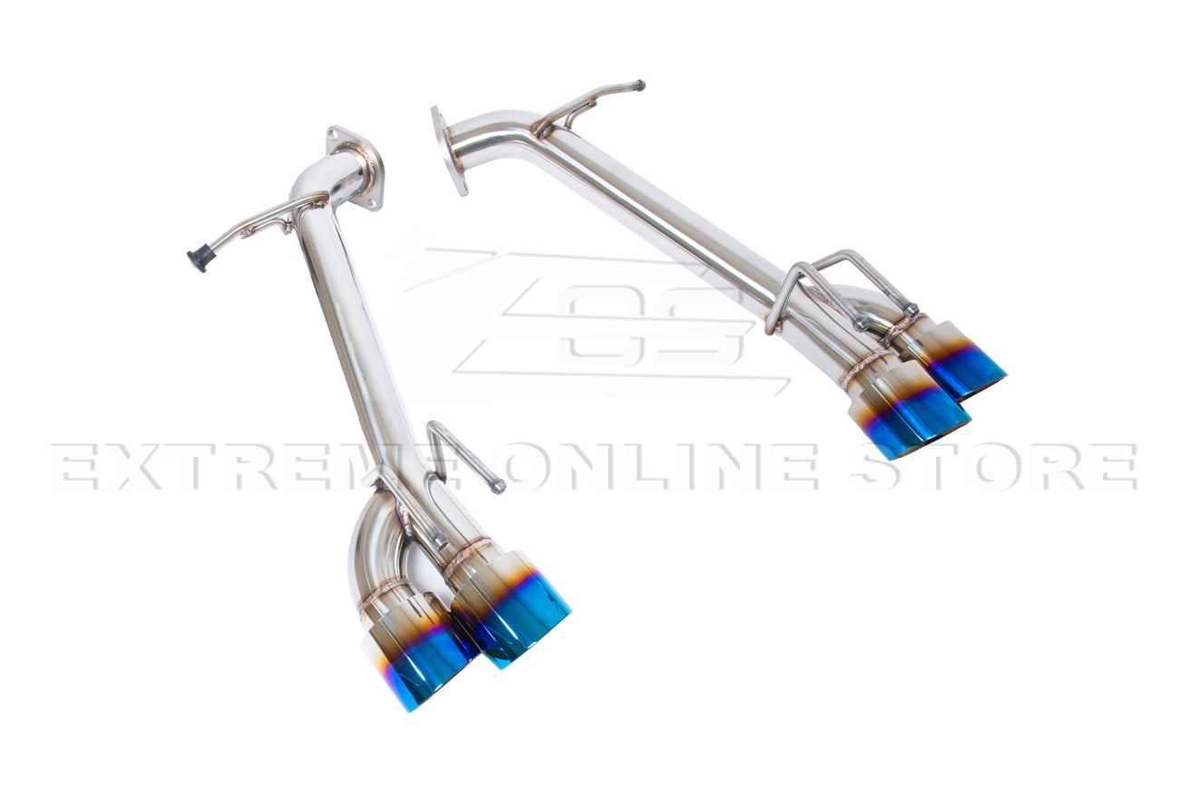 2018-24 Toyota Camry Muffler Delete Axle Back Quad Tips Exhaust