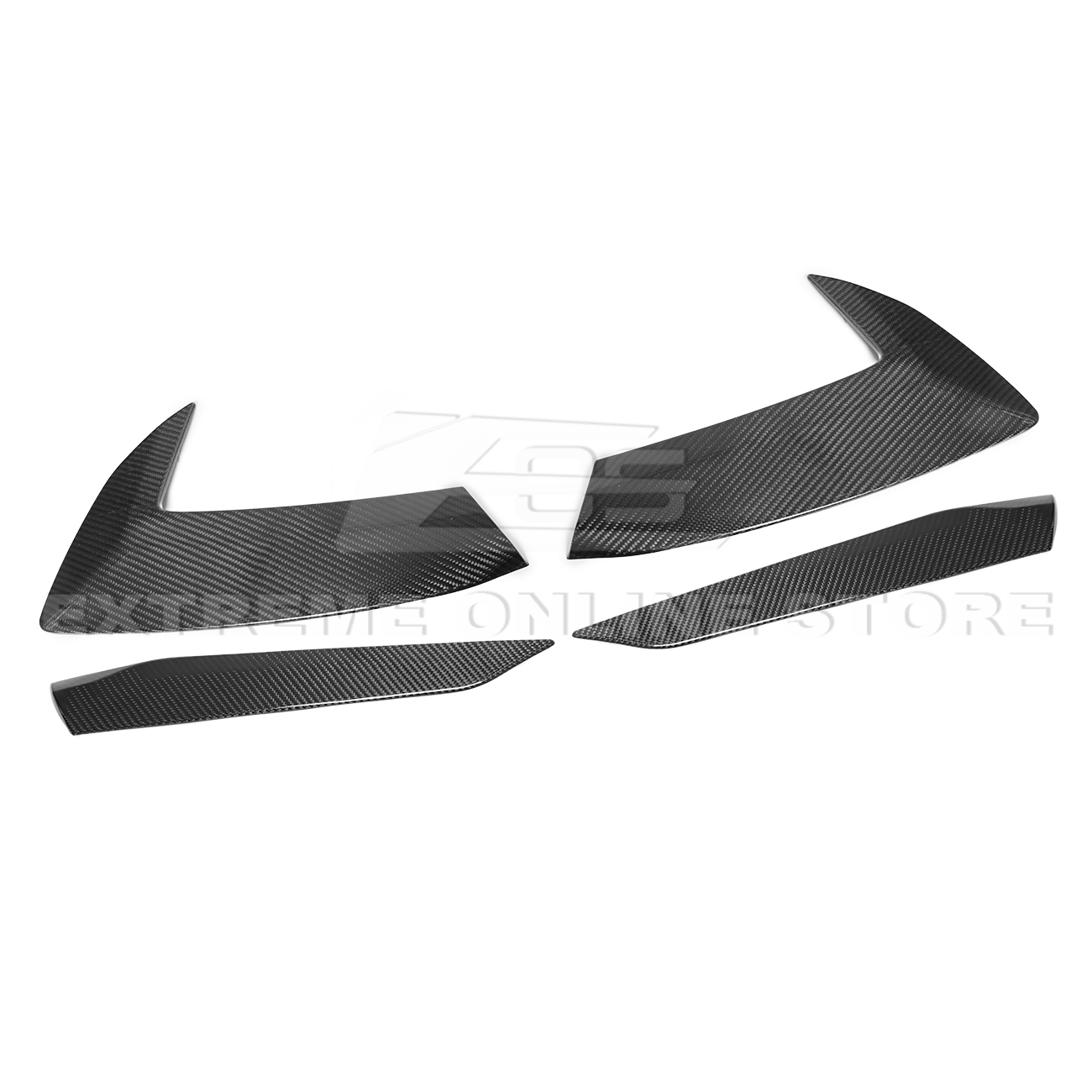 Corvette C8 Stingray DRY CARBON FIBER Door Garnish