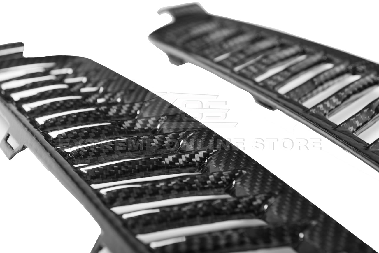 Corvette C7 DRY CARBON FIBER Replacement Rear Diffuser Vent