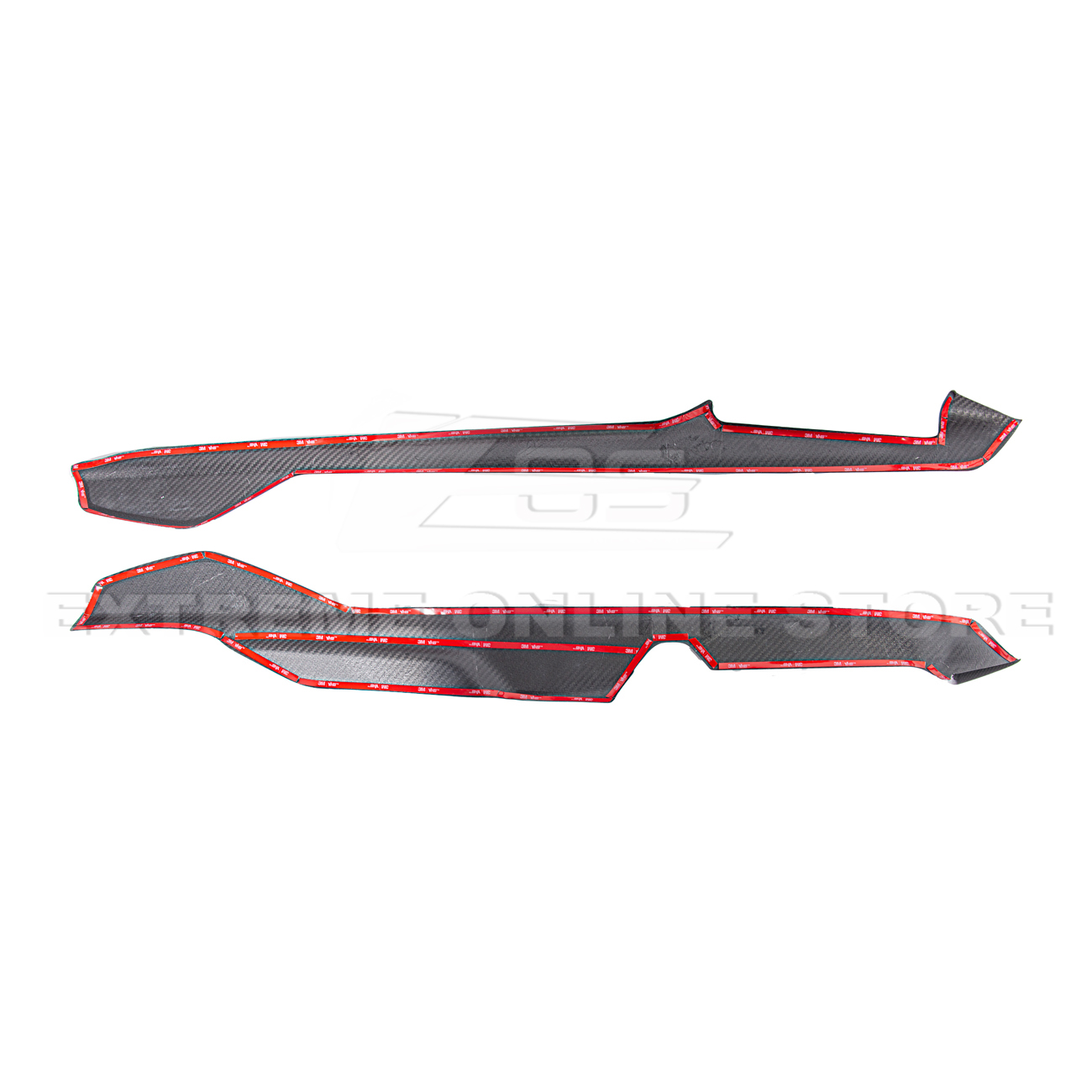 Corvette C8 DRY CARBON FIBER Center Console Side Panel Cover
