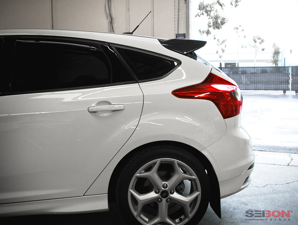 Seibon Carbon Fiber OE Style Rear Spoiler - 2012-2013 Ford Focus