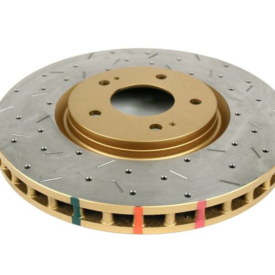 DBA 4000 Series Drilled/Slotted Rotor Single Front - 2003-2006 Mitsubishi Evo 8/9