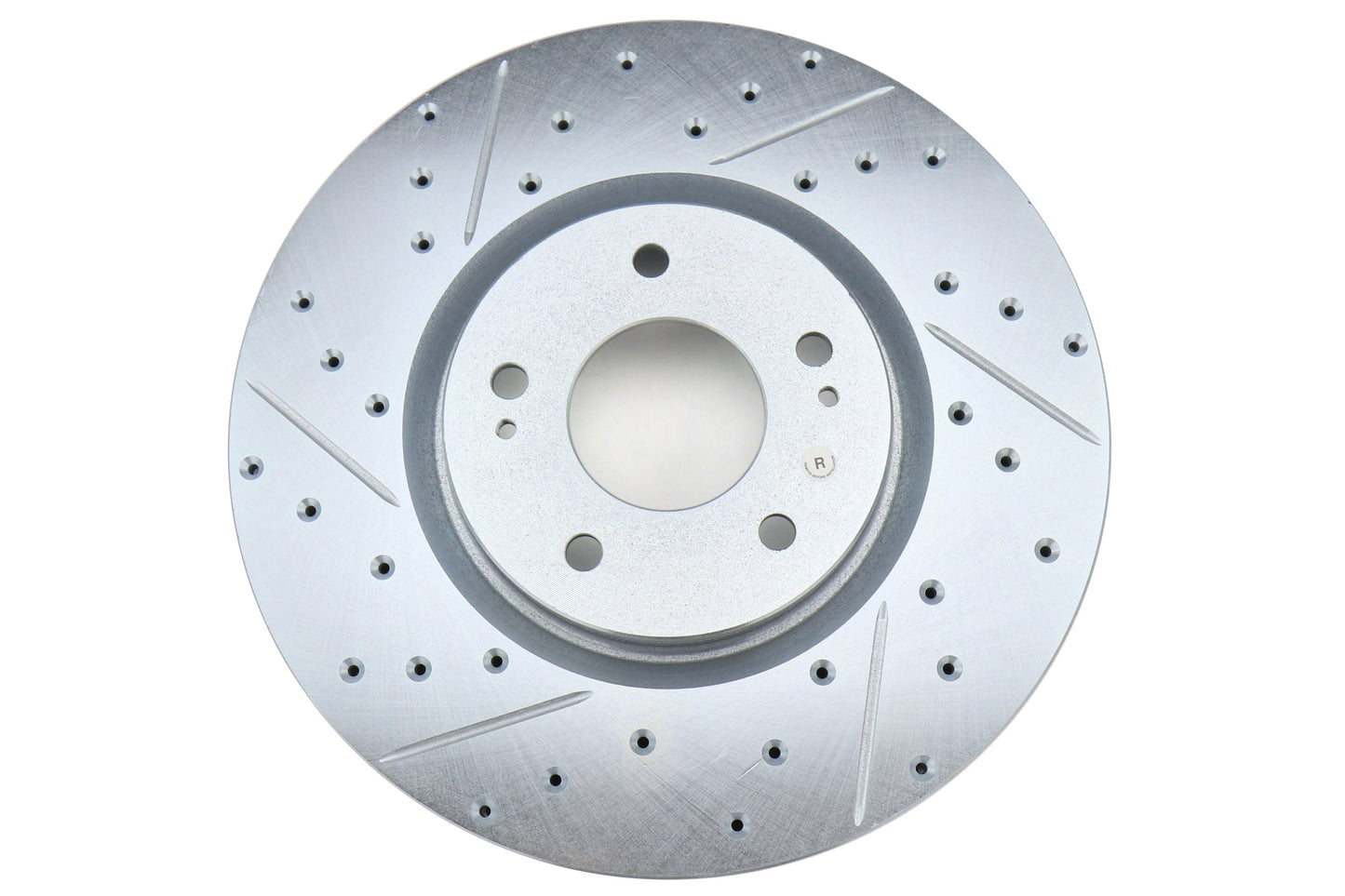 Stoptech C-Tek Sport Drilled and Slotted Rotor Single Front Right - 2003-2006 Mitsubishi Evo 8/9
