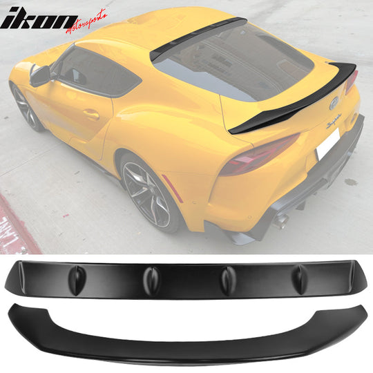 2000-2025 Toyota GR Supra MK5 V2 Unpaint TRD Trunk + Roof Spoiler ABS