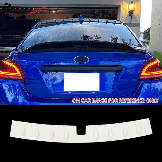 2012-2016 Subaru WRX STI Japan Style Painted Pearl White Roof Spoiler