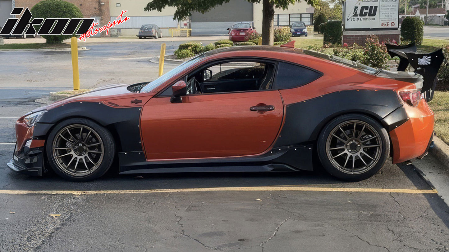 2013-2020 Scion FRS/Subaru BRZ/Toyota 86 GR Style Fender Flare 8PCS