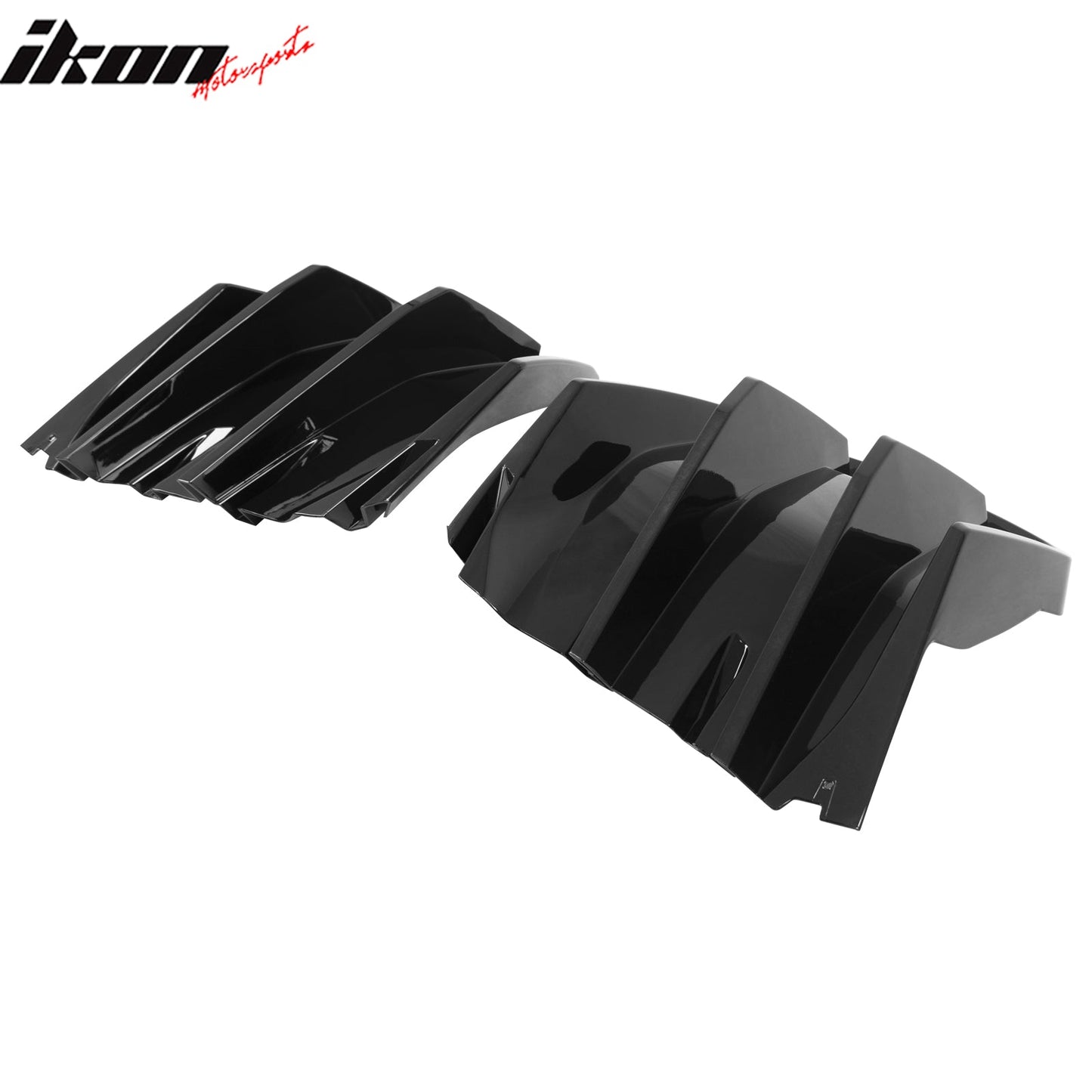 2014-2019 Chevy Corvette IKON Rear Bumper Diffuser Lip PP