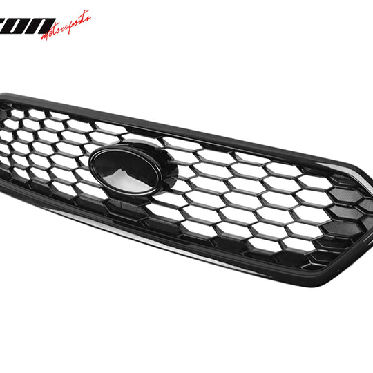 2018-2021 Subaru WRX Gloss Black JDM Style Front Bumper Grille ABS