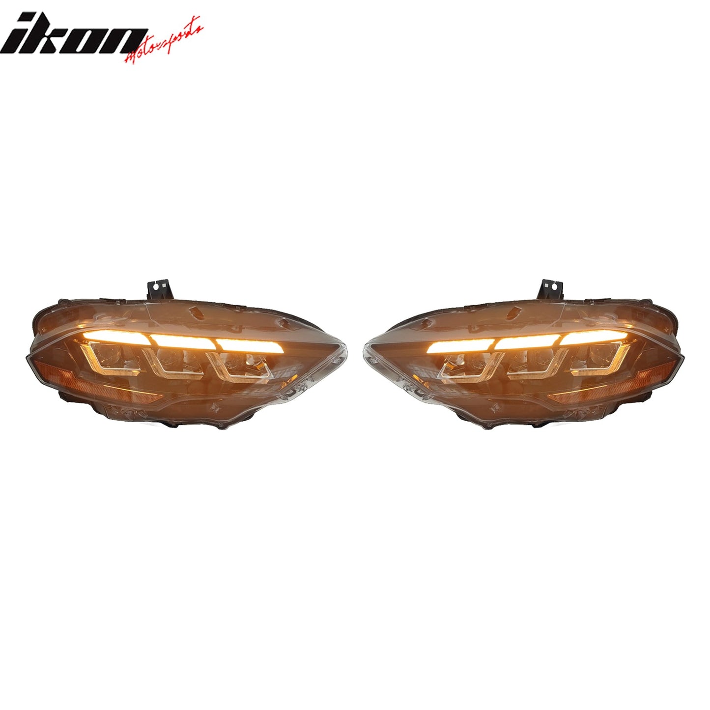 2018-2023 Ford Mustang Mach 1 Front Bumper Cover LED Grille Headlights