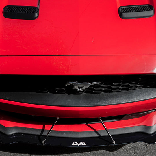 2018-2023 Ford Mustang Front Splitter (Ecoboost, Ecoboost PP, GT Non-Performance Package) - LVA