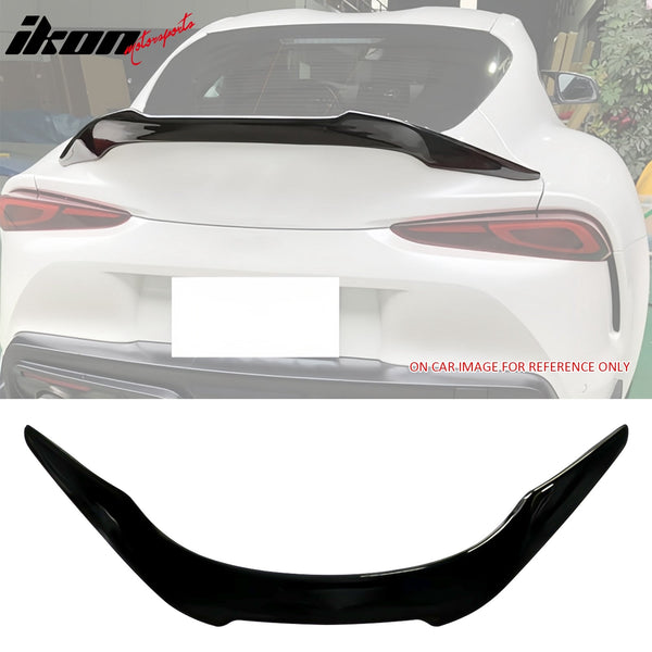 2020-2025 Toyota GR Supra A90 Trunk Spoiler V Style Gloss Black Rear Wing