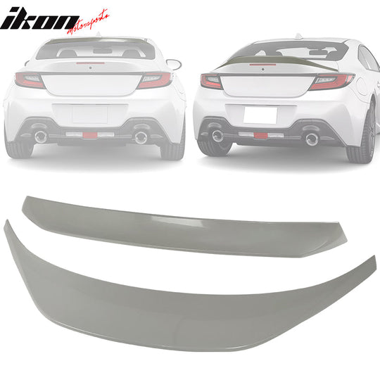2022-2026 Subaru BRZ GR86 #K1X White IKON Roof + TRD Trunk Spoiler ABS