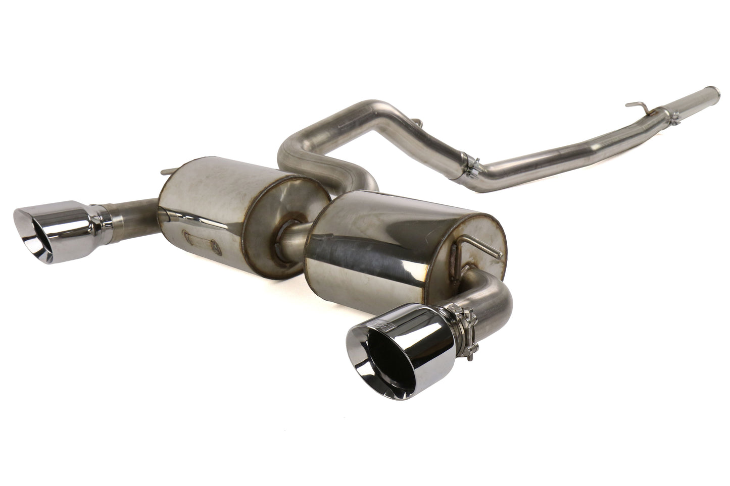AWE Touring Edition Non-Resonated Cat-Back Exhaust (Chrome Silver Tips) - 2016-2018 Ford Focus RS