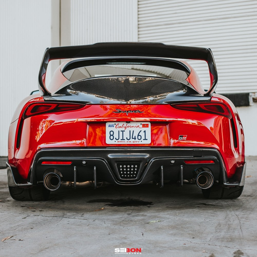 Seibon TD-Style Carbon Fiber Spoiler - 2020-2024 Toyota Supra