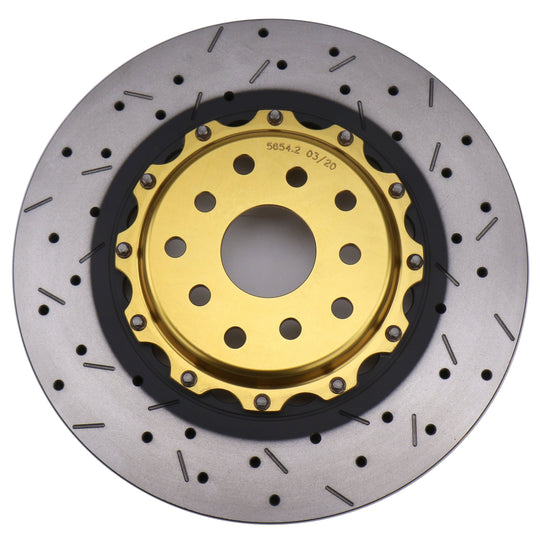 DBA 5000 Series 2 Piece Drilled and Slotted Rotor (Front) - 2004-2017 STI / 2013-2021 Scion FR-S / Subaru BRZ / Toyota 86