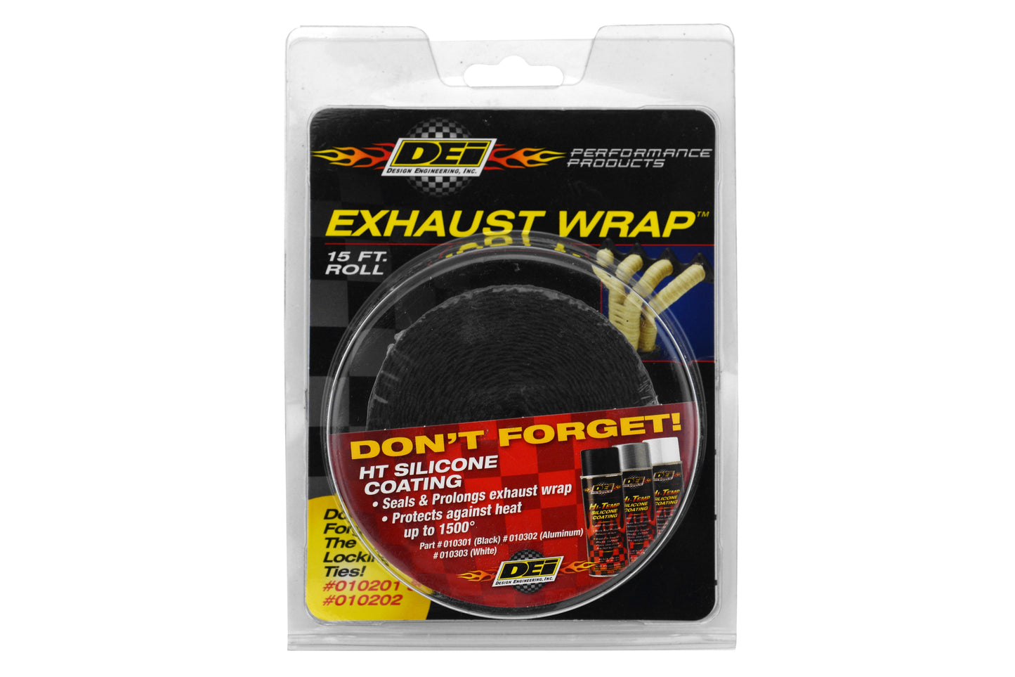 DEI Black Exhaust / Header Wrap 2in x 15ft - Universal