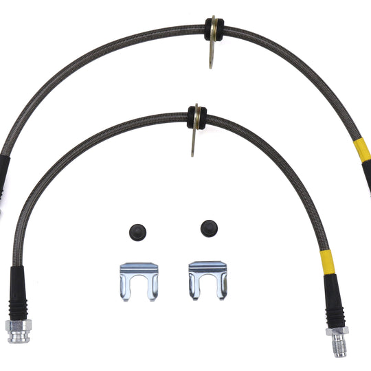 Stoptech Stainless Steel Front Brake Line Kit - 2013-2018 Ford Focus ST