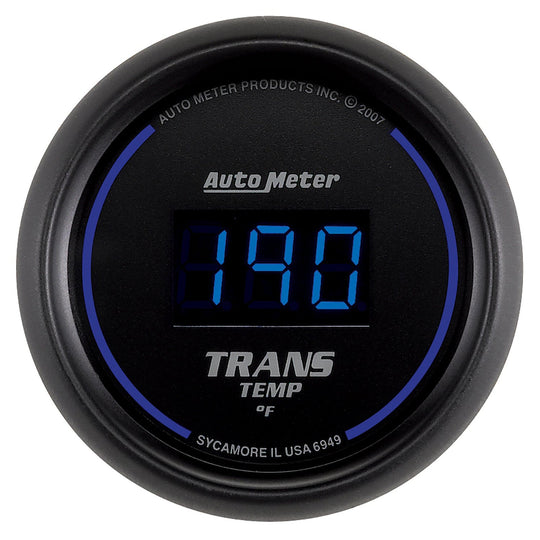 Autometer Cobalt Transmission Temperature Digital Blue LED 52mm - Universal