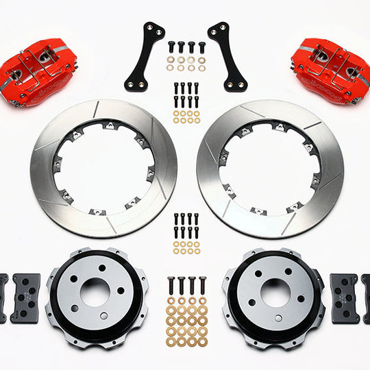 Wilwood Dynapro 12.19in Rear Kit Red - 2002-2005 Subaru WRX / 2001-2008 Forester / 1999-2007 Impreza