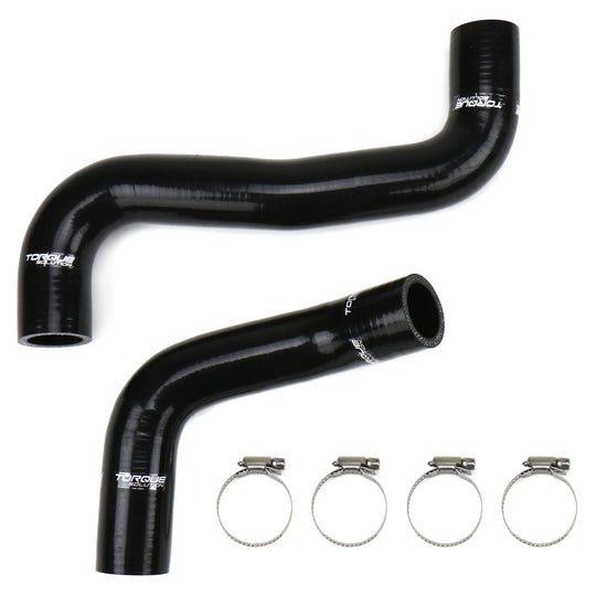 Torque Solution Silicone Radiator Hose Kit Black - Subaru Models (inc. 2008-2021 STI / 2008-2014 WRX)