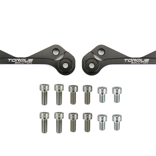 Torque Solution Rear Brake Caliper Adapters - 1998-2005 Subaru Impreza / 2002-2008 Forester / 2000-2009 Legacy / Outback