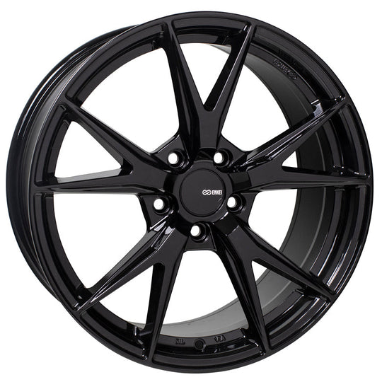 Enkei Phoenix Gloss Black 18x8 +45 5x112 (Single Wheel) - 2020-2024 Toyota GR Supra
