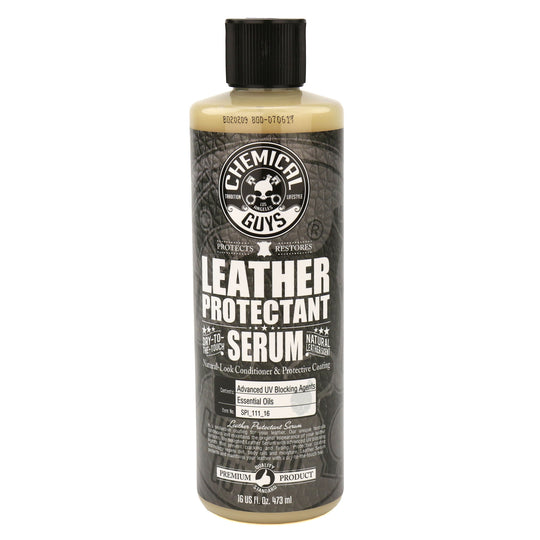 Chemical Guys Natural-Look Leather Conditioner and Protective Coating Serum (16oz) - Universal