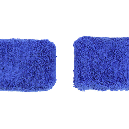 Chemical Guys Microfiber Applicator Pads Thick Premium Grade Blue (2 Pack) - Universal
