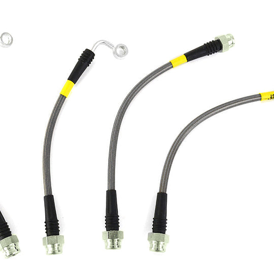 Stoptech Stainless Steel Brake Lines Rear - 2005-2009 Subaru Legacy GT