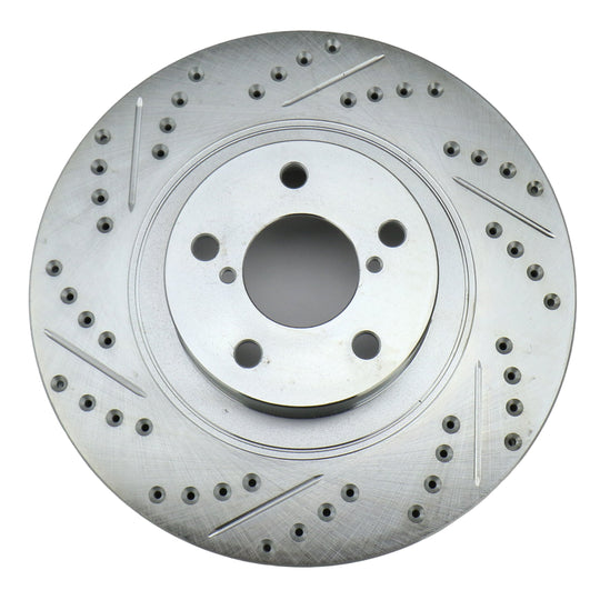 Stoptech C-Tek Sport Drilled and Slotted Rotor Single Front Right - Subaru Models (inc. 2009-2014 WRX)