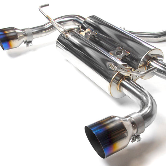 Invidia Gemini Cat Back Exhaust - Titanium Tips - 2003-2009 Nissan 350Z