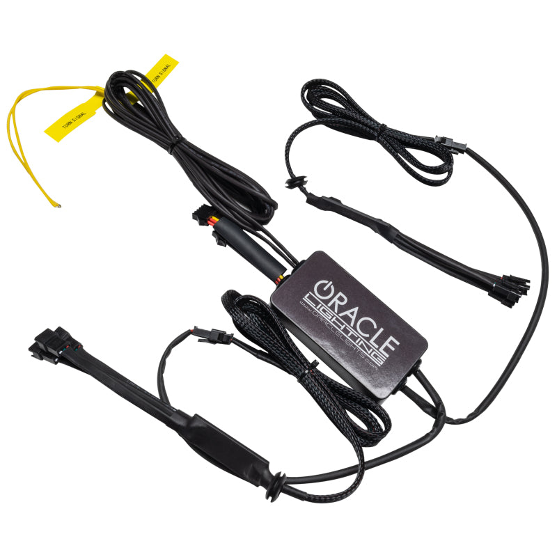 Oracle 15-17 Ford Mustang V6/GT/Shelby Dynamic DRL w/ Halo Kit - ColorSHIFT - Dynamic SEE WARRANTY