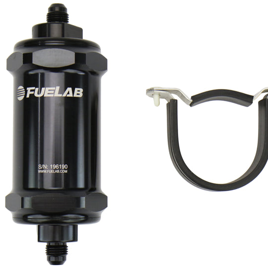 Fuelab 818/828 Series In-Line Fuel Filters Black - Universal