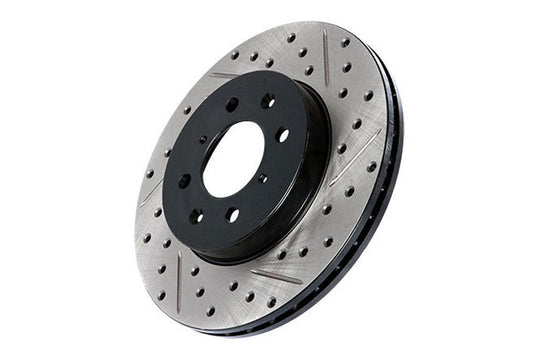 Stoptech Slotted/Drilled Rotor Front Right - 2015-2021 Subaru WRX